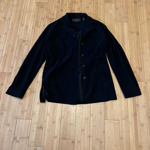 Express Black Velvet Lightweight Jacket